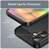 Techsuit - Carbon szilikon tok - iPhone 17 - Fekete