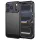 Techsuit - Carbon szilikon tok - iPhone 17 Pro - Fekete