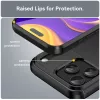 Techsuit - Carbon szilikon tok - iPhone 17 Pro - Fekete