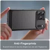Techsuit - Carbon szilikon tok - iPhone 17 Pro Max - Fekete
