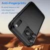 Techsuit - Carbon szilikon tok - iPhone 17 Pro Max - Fekete