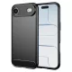 Techsuit - Carbon szilikon tok - iPhone 17 Air - Fekete