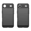 Techsuit - Carbon szilikon tok - iPhone 17 Air - Fekete