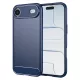 Techsuit - Carbon szilikon tok - iPhone 17 Air - Kék