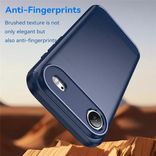 Techsuit - Carbon szilikon tok - iPhone 17 Air - Kék