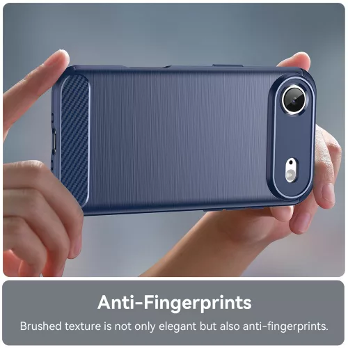 Techsuit - Carbon szilikon tok - iPhone 17 Air - Kék