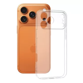   Techsuit - Clear Silicone tok - iPhone 17 Pro Max - Átlátszó