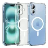Techsuit - Shockproof Átlátszó Szilikon Magsafe tok - iPhone 17 - Átlátszó