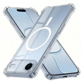   Techsuit - Schockproof Átlátszó Szilikon Magsafe tok - iPhone 17 Air - Átlátszó