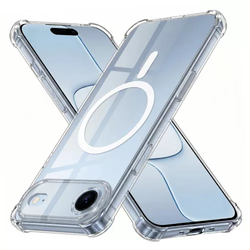 Techsuit - Schockproof Átlátszó Szilikon Magsafe tok - iPhone 17 Air - Átlátszó
