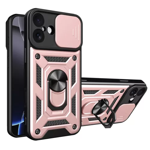 Techsuit - CamShield ütésálló tok - iPhone 17 - Rosegold