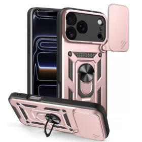   Techsuit - CamShield ütésálló tok - iPhone 17 Pro - Rosegold