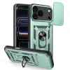 Techsuit - CamShield ütésálló tok - iPhone 17 Pro - Zöld