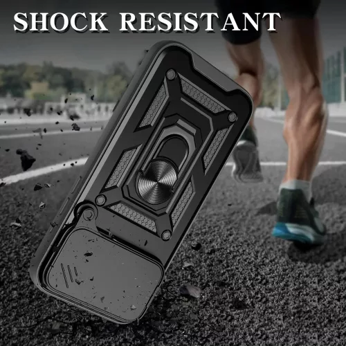 Techsuit - CamShield ütésálló tok - iPhone 17 Pro Max - Zöld