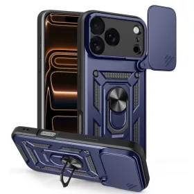   Techsuit - CamShield ütésálló tok - iPhone 17 Pro Max - Kék