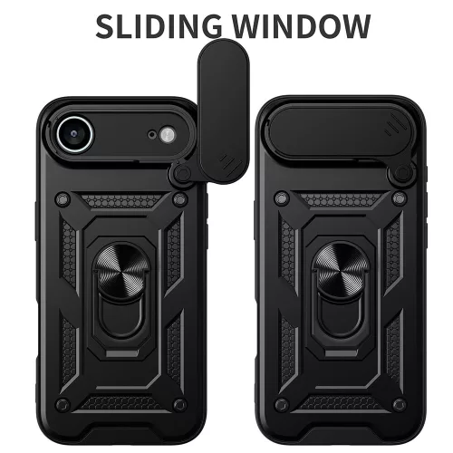 Techsuit - CamShield ütésálló tok - iPhone 17 Air - Fekete