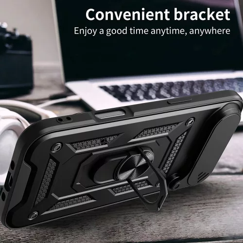 Techsuit - CamShield ütésálló tok - iPhone 17 Air - Fekete