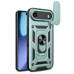   Techsuit - CamShield ütésálló tok - iPhone 17 Air - Zöld
