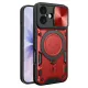 Techsuit - CamGuard Pro tok ütésálló tok - iPhone 17 - Piros