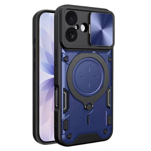 Techsuit - CamGuard Pro tok ütésálló tok - iPhone 17 - Kék