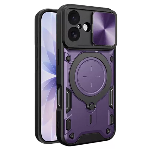 Techsuit - CamGuard Pro tok ütésálló tok - iPhone 17 - Lila