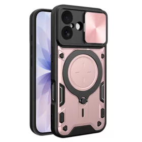   Techsuit - CamGuard Pro tok ütésálló tok - iPhone 17 - Rosegold
