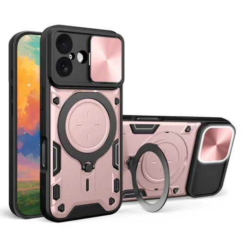 Techsuit - CamGuard Pro tok ütésálló tok - iPhone 17 - Rosegold