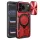 Techsuit - CamGuard Pro tok ütésálló tok - iPhone 17 Pro - Piros