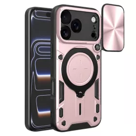   Techsuit - CamGuard Pro tok ütésálló tok - iPhone 17 Pro - Rosegold