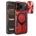 Techsuit - CamGuard Pro tok ütésálló tok - iPhone 17 Pro Max - Piros