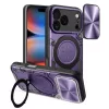 Techsuit - CamGuard Pro tok ütésálló tok - iPhone 17 Pro Max - Lila