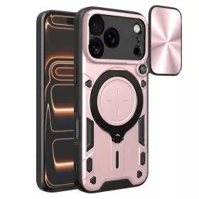  Techsuit - CamGuard Pro tok ütésálló tok - iPhone 17 Pro Max - Rosegold