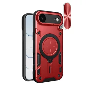   Techsuit - CamGuard Pro tok ütésálló tok - iPhone 17 Air - Piros