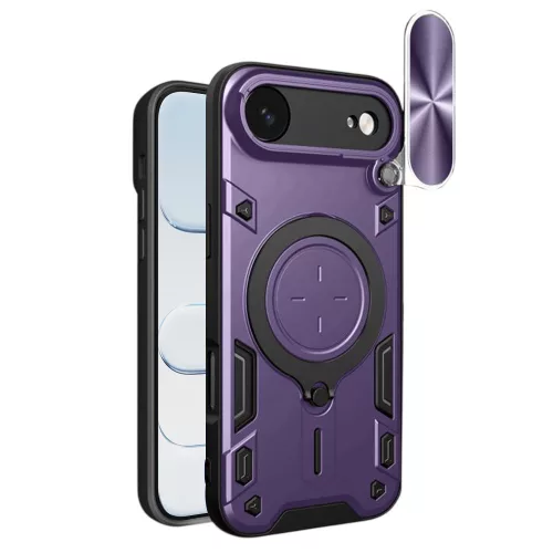 Techsuit - CamGuard Pro tok ütésálló tok - iPhone 17 Air - Lila