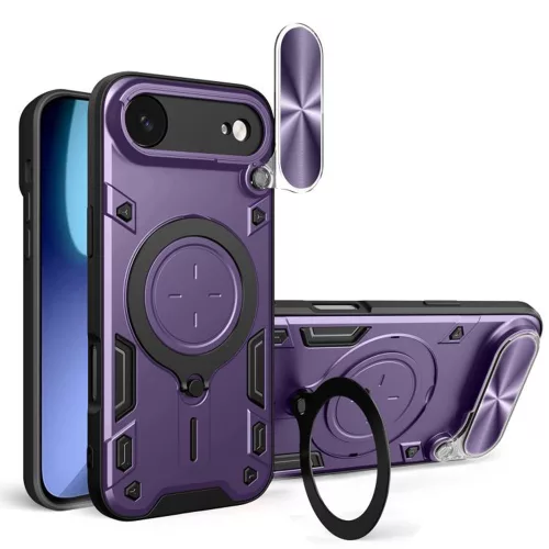 Techsuit - CamGuard Pro tok ütésálló tok - iPhone 17 Air - Lila