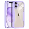 Techsuit - ColorVerse 360 tok kijelzővédővel - iPhone 17 - Lila