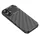 Techsuit - CarbonFiber szilikon tok - iPhone 17 - Fekete