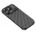 Techsuit - CarbonFiber szilikon tok - iPhone 17 Pro - Fekete