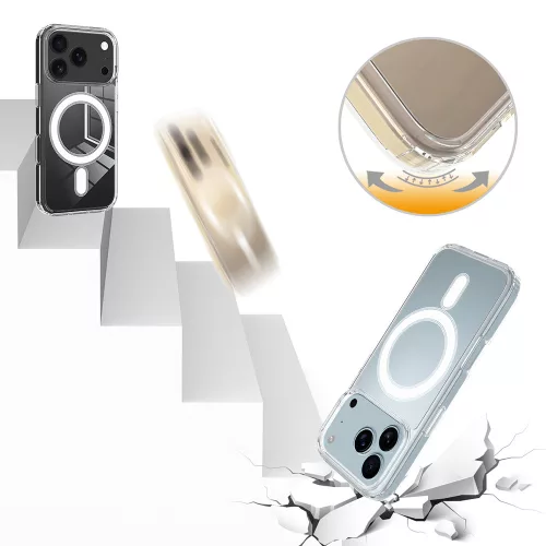 Techsuit - MagSafe Pro tok - iPhone 17 Pro - Átlátszó