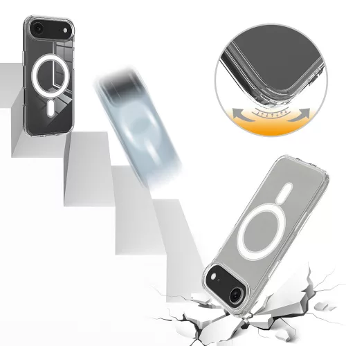 Techsuit - MagSafe Pro tok - iPhone 17 Air - Átlátszó