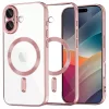Techsuit - Luxury Crystal MagSafe - iPhone 17 - Rózsaszín átlátszó