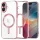 Techsuit - Luxury Crystal MagSafe - iPhone 17 - Rózsaszín átlátszó