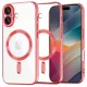 Techsuit - Luxury Crystal MagSafe tok - iPhone 17 - Piros átlátszó