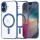 Techsuit - Luxury Crystal MagSafe tok - iPhone 17 - Kék átlátszó