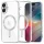 Techsuit - Luxury Crystal MagSafe - iPhone 17 - Ezüst átlátszó