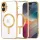 Techsuit - Luxury Crystal MagSafe tok - iPhone 17 - Arany átlátszó