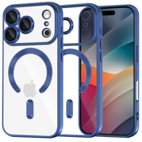   Techsuit - Luxury Crystal MagSafe - iPhone 17 Pro - Kék átlátszó