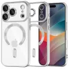 Techsuit - Luxury Crystal MagSafe - iPhone 17 Pro - Ezüst átlátszó