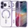 Techsuit - Luxury Crystal MagSafe tok - iPhone 17 Pro - Lila átlátszó