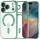 Techsuit - Luxury Crystal MagSafe tok - iPhone 17 Pro - Zöld átlátszó